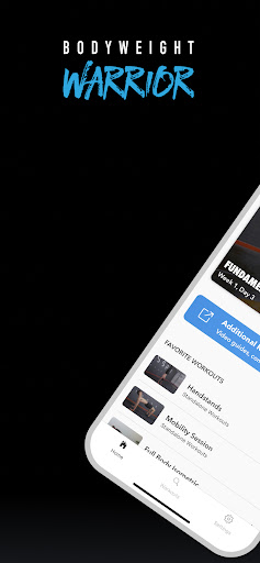 Android application Bodyweight Warrior screenshort