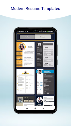 Resume maker - CV builder Screen 2