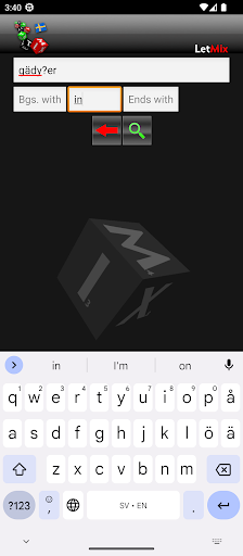 LetMix for Wordfeud (Swedish) Screen 3