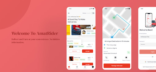 Android application AmatRider screenshort