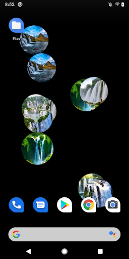 Waterfall LWP Screen 2
