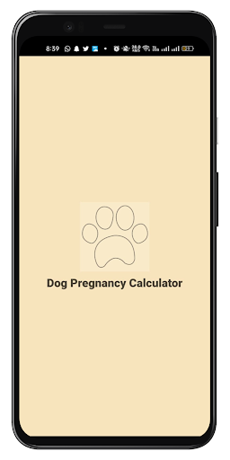 Android application Dog Pregnancy Calculator screenshort