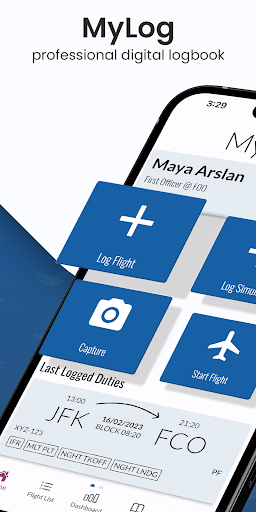 Android application MyLog screenshort