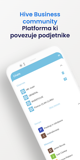 Android application Hive Business Community screenshort
