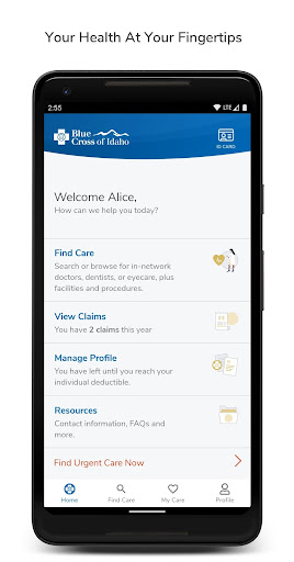 Blue Cross of Idaho Screen 3