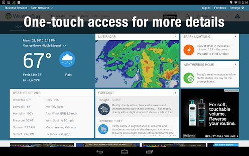 Weather Widget by WeatherBug: Alerts & Forecast Screenshot