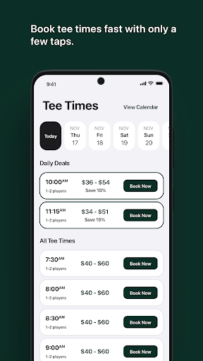 Maderas Golf Club Tee Times Screen 2