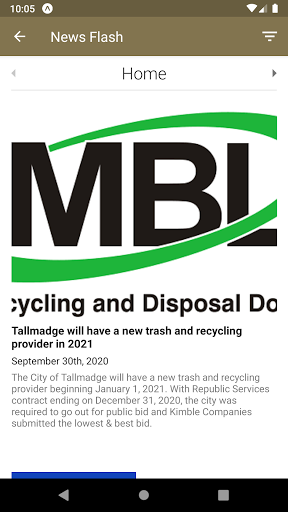 City of Tallmadge Screen 2