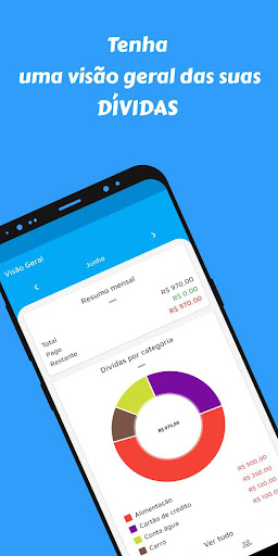 Android application Eu Devo - Controle de dívidas screenshort