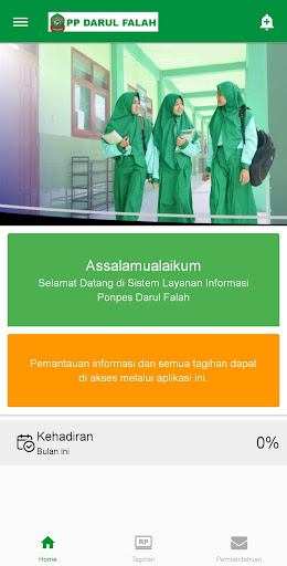 Android application Ponpes Darul Falah screenshort