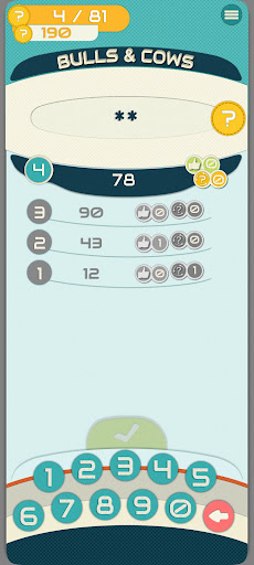 Crack the Code-MasterMind Game Screen 2