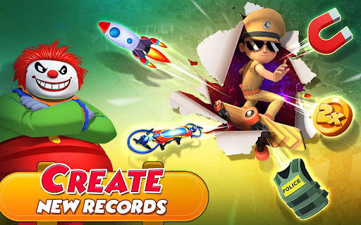 Little Singham Super Skater - Action - games