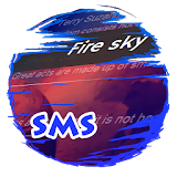 Fire sky S.M.S. Skin icon