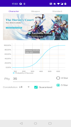 Wish Calculator for Genshin Screen 2