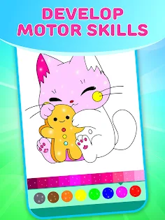 Flower Magic Coloring Book - Screenshot 1