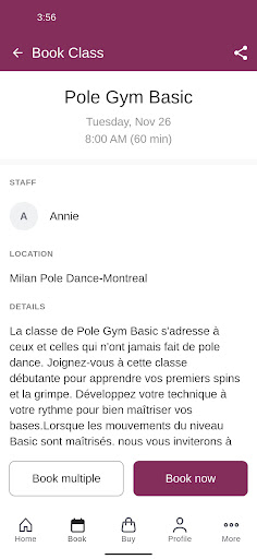Milan Pole Dance Studio Screenshot 3 - AppWisp.com
