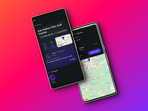 Android application BirdieBuddies Disc Golf screenshort
