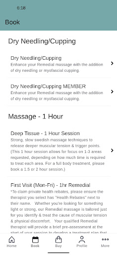 Sage Massage & Movement Screen 2