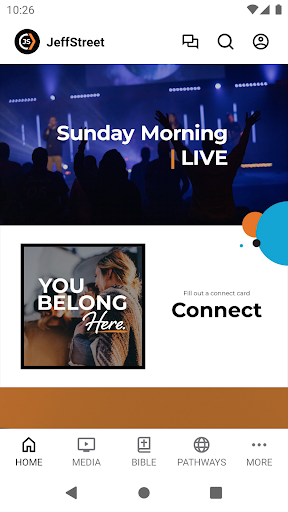 Android application JeffStreet Christian Church screenshort