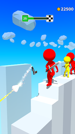 Game screenshot Gun Sprint: 跳ねる銃のランゲーム hack