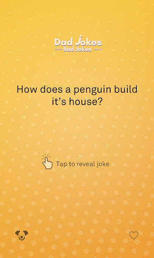 Android application Dad Jokes - 500 funny puns & c screenshort