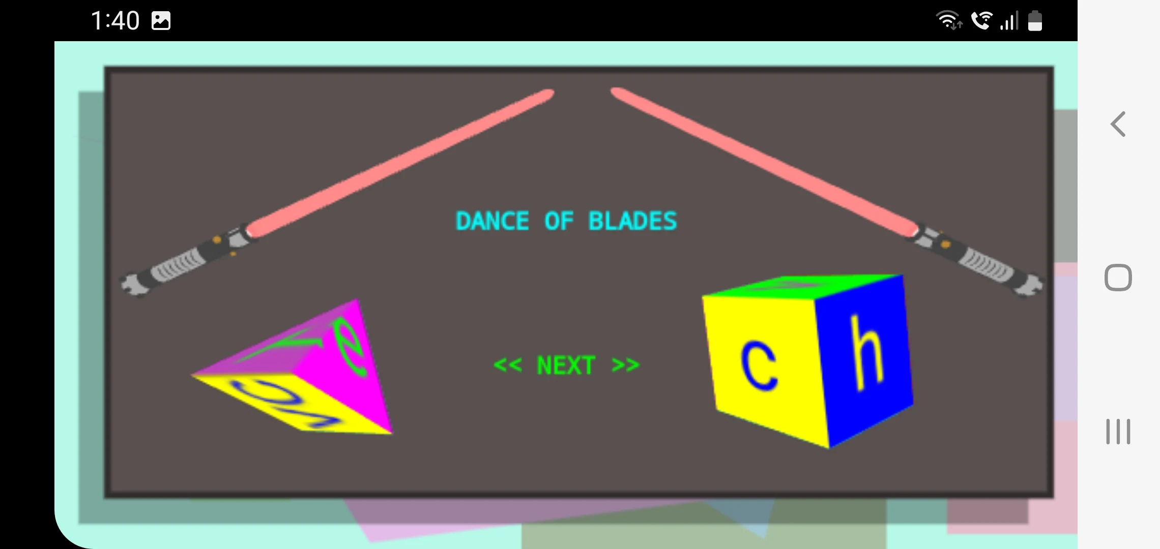 Dance of blades