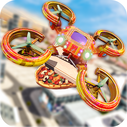 Pizza Delivery Drone Game