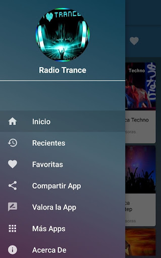 Android application Radio Trance Music screenshort