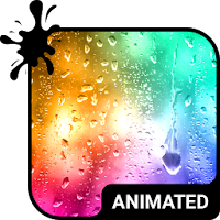 Color Rain Animated Keyboard + Live Wallpaper