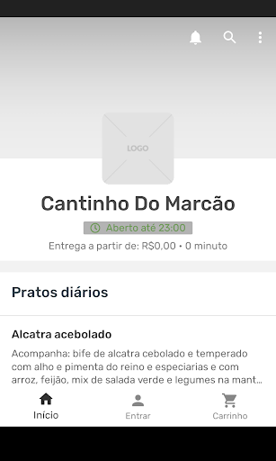 Android application Cantinho Do Marcão screenshort