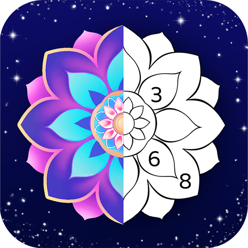 Mandalas: Color By Number  Icon
