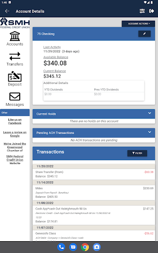 SMH Federal Credit Union Screenshot 4 - AppWisp.com