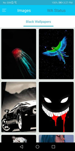 Android application Black Wallpaper HD screenshort