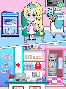 Screenshot 12 Princess Town: Hospital Games android