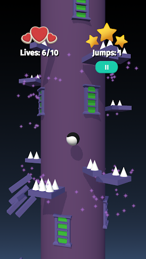 Tower Climb: Jumping Ball Screen 2