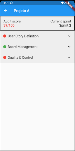 Android application Flow-boot Dashboard screenshort