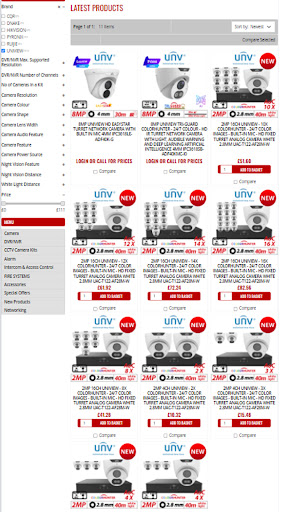 Android application Doris CCTV - UNV Distributor screenshort