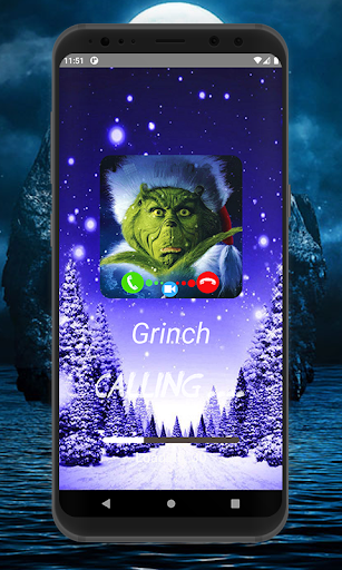 the Grinch Fake Video Call Screenshot 1 - AppWisp.com