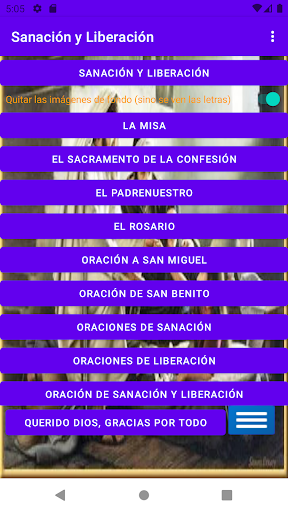Vista previa de la aplicación