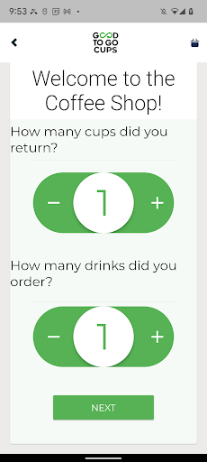 Good To Go Cups Screen 2