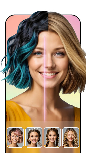 Hair look- AI Hairstyle try on Screenshot 4 - AppWisp.com