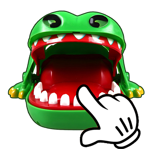 Crocodile go home: Draw puzzle logo
