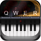 Free Black and White Music Piano Keyboard icon