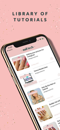 The Nail Tech org. Screen 2