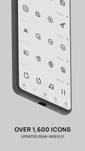 Screenshot of Reev Dark - Icon Pack