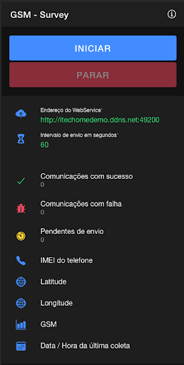 Android application GSM - Survey screenshort
