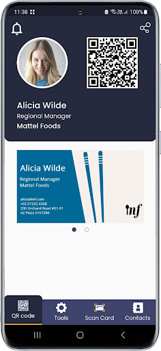 Android application Digital Business Card screenshort