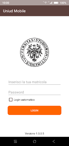 Android application Uniud Mobile screenshort