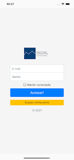 Android application Facilitar Contabilidade screenshort