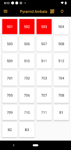 Android application Pyramid POS screenshort